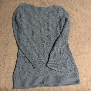 Comfy, cozy LOFT blue sweater!